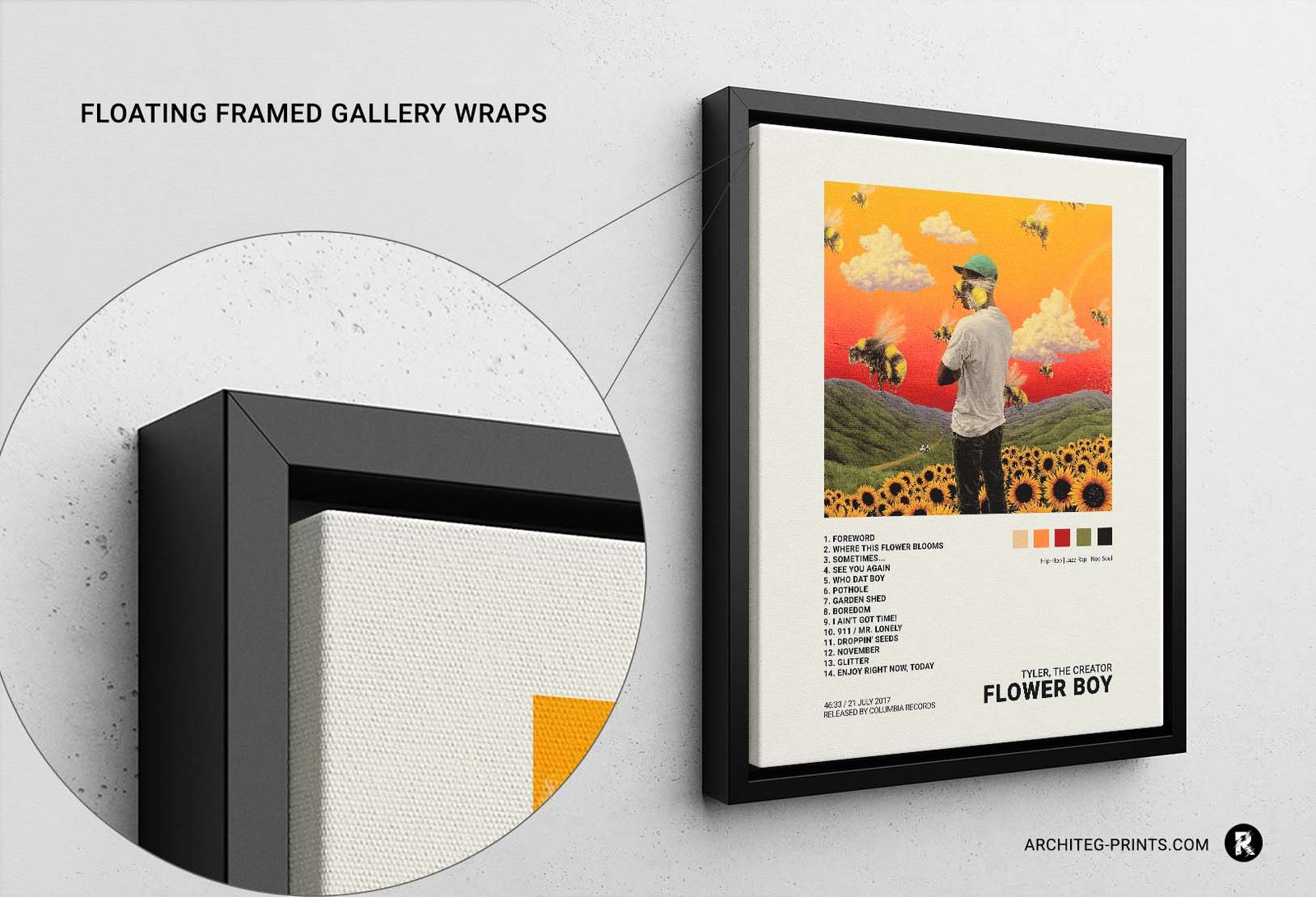 Tyler, The Creator - Flower Boy, Album Cover Poster Print